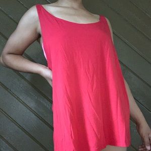 Red tank top
